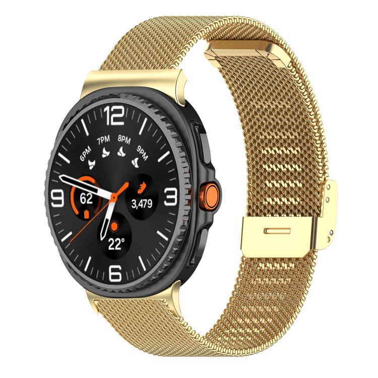 22mm xDfind Buckle Metal Mesh Watch Band, For Samsung Galaxy Watch 8 / Watch 8 Classic