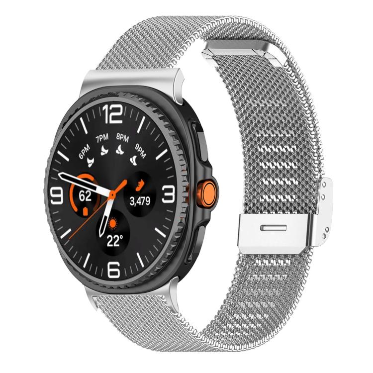 22mm xDfind Buckle Metal Mesh Watch Band, For Samsung Galaxy Watch 8 / Watch 8 Classic