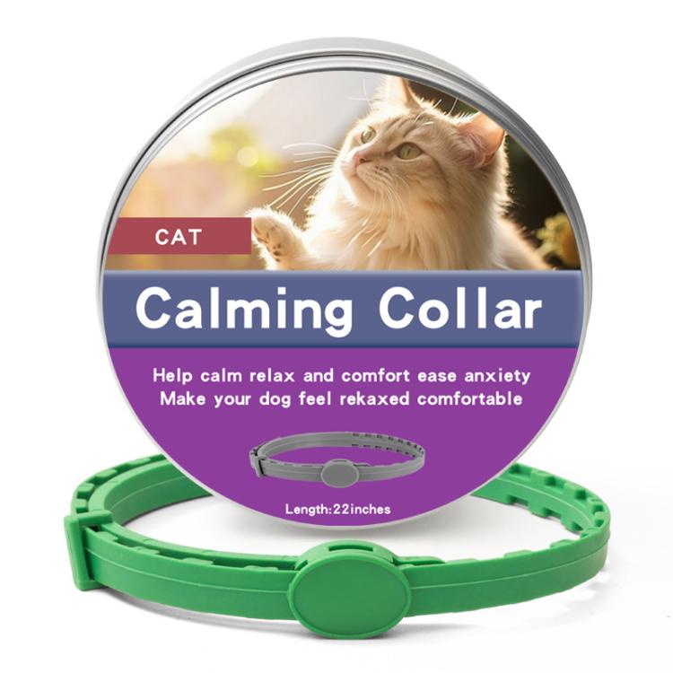 Pet Deworming Calming Collar Fleas Ticks Removing, Aluminum Box Packing, 72cm For Large Dog, 56cm For Puppy, 56cm For Cat