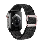 Double Loop Mechanical Buckle Nylon Braid Watch Band, For Apple Watch 46mm / 49mm / 45mm / 44mm