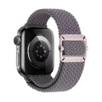 Double Loop Mechanical Buckle Nylon Braid Watch Band, For Apple Watch 46mm / 49mm / 45mm / 44mm