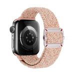 Double Loop Mechanical Buckle Nylon Braid Watch Band, For Apple Watch 46mm / 49mm / 45mm / 44mm