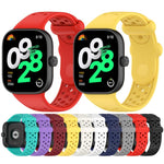 xDfind BreathableHole Solid Color Silicone Watch Band, For Xiaomi Band 10 Pro / 9 Pro / Redmi Watch 6