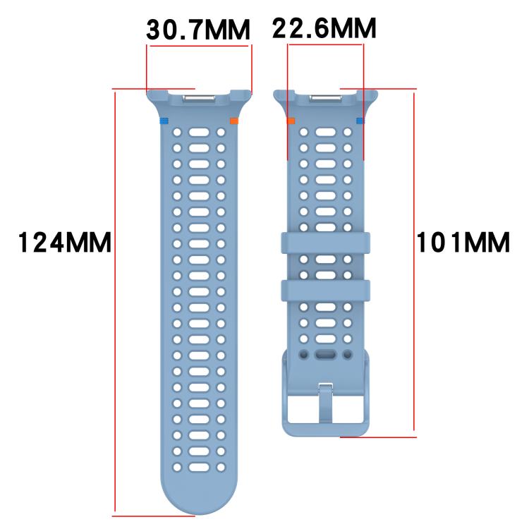 xDfind Ladder Buckle Silicone Watch Band, For Samsung Galaxy Watch8 / Watch8 Classic