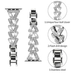 xDfind Small Twist Diamond Metal Watch Band, For Apple Watch 38 / 40 / 41 / S10 42mm 20mm