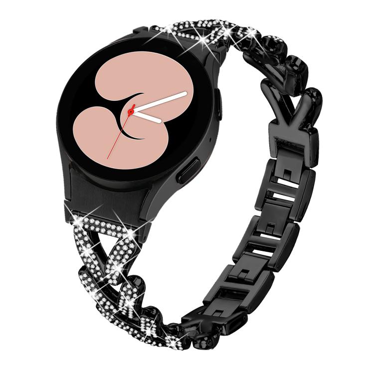 20mm xDfind Small Twist Diamond Metal Watch Band, For Samsung Galaxy Watch FE/7/6/5/4 Classic