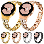 20mm xDfind Small Twist Diamond Metal Watch Band, For Samsung Galaxy Watch FE/7/6/5/4 Classic