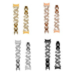 20mm xDfind Small Twist Diamond Metal Watch Band, For Samsung Galaxy Watch FE/7/6/5/4 Classic