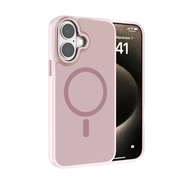 Kalebol Metal Lens Frame MagSafe Frosted PC Phone Case, For iPhone 17 Pro Max, For iPhone 17 Pro, For iPhone 17, For iPhone Air, For iPhone 16 Pro Max
