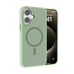 Kalebol Metal Lens Frame MagSafe Frosted PC Phone Case, For iPhone 16 Pro, For iPhone 16 Plus, For iPhone 16, For iPhone 15 Pro Max, For iPhone 15 Pro