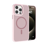 Kalebol Metal Lens Frame MagSafe Frosted PC Phone Case, For iPhone 16 Pro, For iPhone 16 Plus, For iPhone 16, For iPhone 15 Pro Max, For iPhone 15 Pro