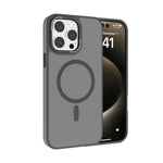 Kalebol Metal Lens Frame MagSafe Frosted PC Phone Case, For iPhone 16 Pro, For iPhone 16 Plus, For iPhone 16, For iPhone 15 Pro Max, For iPhone 15 Pro