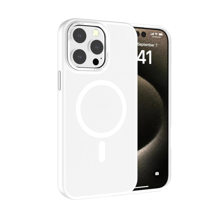 Kalebol Metal Lens Frame MagSafe Frosted PC Phone Case, For iPhone 14 Pro Max, For iPhone 13 Pro Max, For iPhone 13 Pro, For iPhone 13