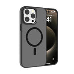 Kalebol Metal Lens Frame MagSafe Frosted PC Phone Case, For iPhone 14 Pro Max, For iPhone 13 Pro Max, For iPhone 13 Pro, For iPhone 13
