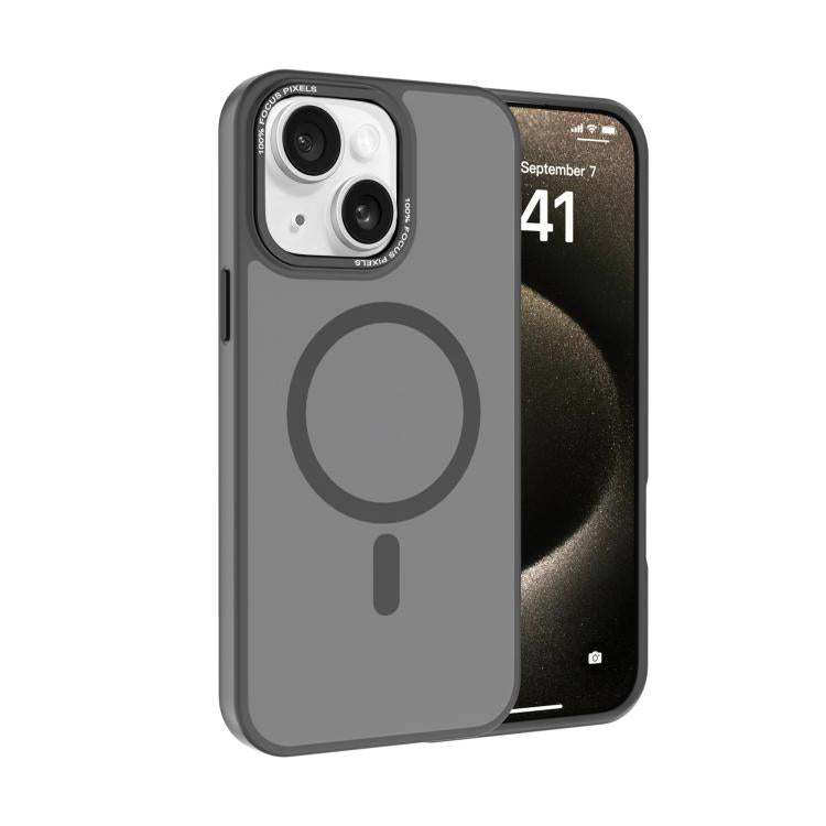Kalebol Metal Lens Frame MagSafe Frosted PC Phone Case, For iPhone 14 Pro Max, For iPhone 13 Pro Max, For iPhone 13 Pro, For iPhone 13