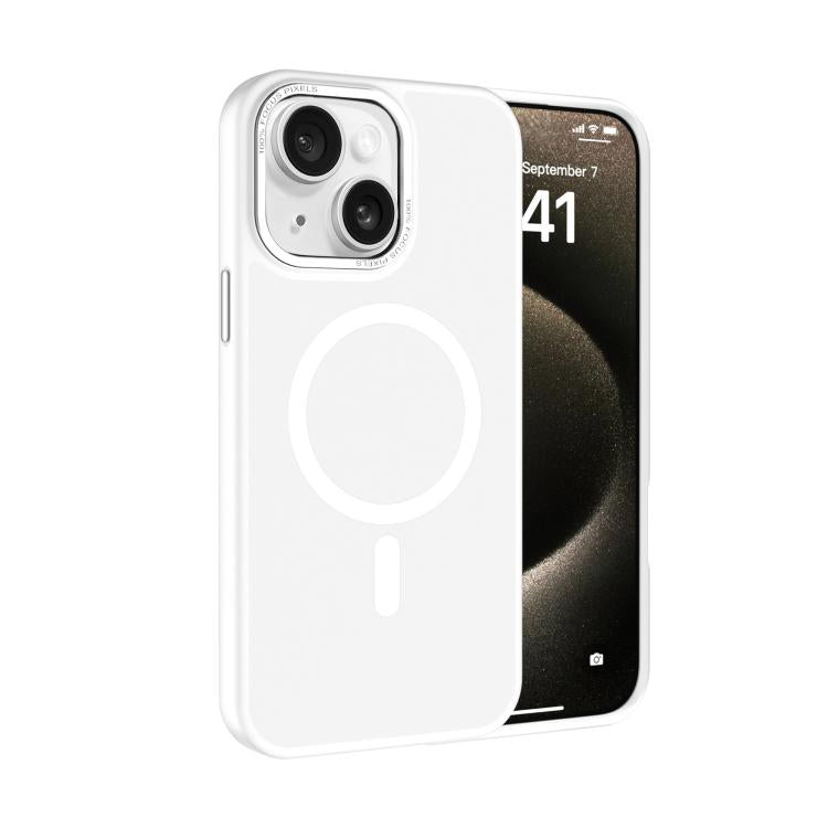Kalebol Metal Lens Frame MagSafe Frosted PC Phone Case, For iPhone 14 Pro Max, For iPhone 13 Pro Max, For iPhone 13 Pro, For iPhone 13