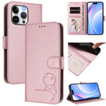 Litter Panda Embossing RFID Leather Phone Case with Lanyard, For iPhone 14 Pro Max, For iPhone SE 2022 / 2020 / 8 / 7, For iPhone 13 Pro Max, For iPhone 13 Pro, For iPhone 13 mini, For iPhone 12 / 12 Pro, For iPhone 12 Pro Max, For iPhone 12 mini