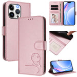 Litter Panda Embossing RFID Leather Phone Case with Lanyard, For iPhone 14 Pro Max, For iPhone SE 2022 / 2020 / 8 / 7, For iPhone 13 Pro Max, For iPhone 13 Pro, For iPhone 13 mini, For iPhone 12 / 12 Pro, For iPhone 12 Pro Max, For iPhone 12 mini