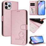 Litter Panda Embossing RFID Leather Phone Case with Lanyard, For iPhone 11 Pro Max, For iPhone 11, For iPhone 11 Pro, For iPhone X / XS, For iPhone XR, For iPhone XS Max, For iPhone 8 Plus / 7 Plus