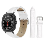 xDfind Bamboo Texture Pin Buckle Leather Watch Band, For Samsung Galaxy Watch Ultra / Ultra 2025 22mm, For Samsung Galaxy Watch8 / Wacth8 Classic 22mm, For Samsung Galaxy Watch7 / FE / 6 / 5 / 4 20mm, For Samsung Galaxy Fit3 SM-R390 20mm