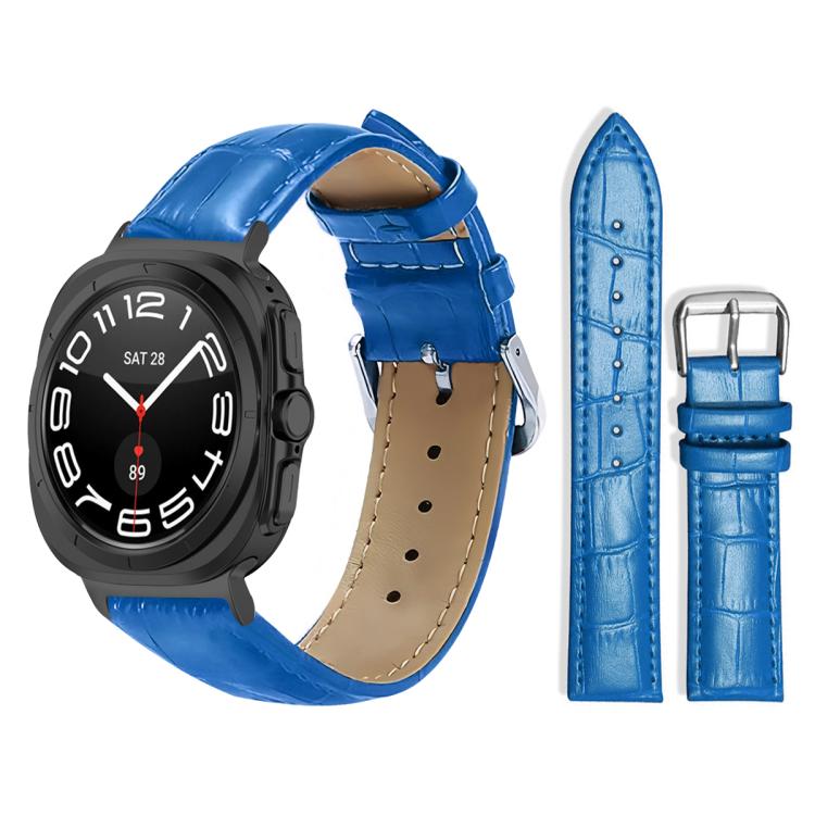 xDfind Bamboo Texture Pin Buckle Leather Watch Band, For Samsung Galaxy Watch Ultra / Ultra 2025 22mm, For Samsung Galaxy Watch8 / Wacth8 Classic 22mm, For Samsung Galaxy Watch7 / FE / 6 / 5 / 4 20mm, For Samsung Galaxy Fit3 SM-R390 20mm
