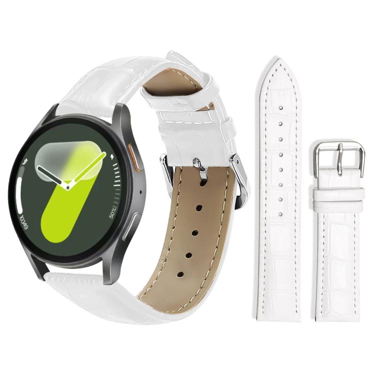 xDfind Bamboo Texture Pin Buckle Leather Watch Band, For Samsung Galaxy Watch Ultra / Ultra 2025 22mm, For Samsung Galaxy Watch8 / Wacth8 Classic 22mm, For Samsung Galaxy Watch7 / FE / 6 / 5 / 4 20mm, For Samsung Galaxy Fit3 SM-R390 20mm
