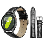 xDfind Bamboo Texture Pin Buckle Leather Watch Band, For Samsung Galaxy Watch Ultra / Ultra 2025 22mm, For Samsung Galaxy Watch8 / Wacth8 Classic 22mm, For Samsung Galaxy Watch7 / FE / 6 / 5 / 4 20mm, For Samsung Galaxy Fit3 SM-R390 20mm