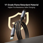 JOYROOM S-A56 EnjoyX Series 30W Type-C to 8 Pin 90 Degree Fast Charging Data Cable, Type-C to 8 Pin
