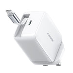 شاحن سريع JOYROOM JR-TCL06 67 واط USB-C / Type-C GaN مع كابل قابل للسحب، قابس المملكة المتحدة