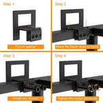 6pcs / Set Anti-slip Mattress Baffles For Metal Bed Frame Fasteners Slide Limiter