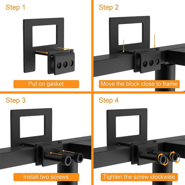 6pcs / Set Anti-slip Mattress Baffles For Metal Bed Frame Fasteners Slide Limiter