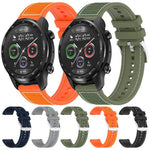xDfind Hybrid Nylon Braid Silicone Watch Band, 20mm For Ticwatch GTH / E3 / E / 2, 22mm For Ticwatch Pro X / Pro 3 / Pro