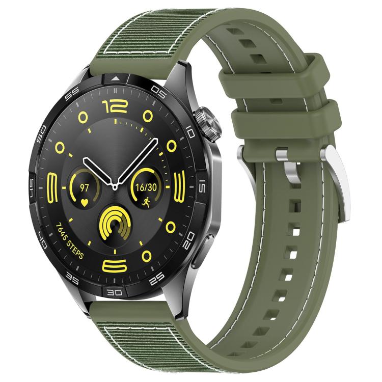 xDfind Hybrid Nylon Braid Silicone Watch Band, 22mm For Huawei Watch GT5/GT5 Pro/4/4 Pro, 20mm For Huawei Watch GT4 / GT3 / GT2