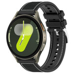 xDfind Hybrid Nylon Braid Silicone Watch Band, For Samsung Galaxy Watch Ultra/Ultra 2025 22mm, For Samsung Galaxy Watch 7 / 6 / 5 / FE 20mm