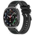 xDfind Hybrid Nylon Braid Silicone Watch Band, For Samsung Galaxy Watch Ultra/Ultra 2025 22mm, For Samsung Galaxy Watch 7 / 6 / 5 / FE 20mm