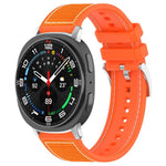 xDfind Hybrid Nylon Braid Silicone Watch Band, For Samsung Galaxy Watch Ultra/Ultra 2025 22mm, For Samsung Galaxy Watch 7 / 6 / 5 / FE 20mm