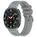 xDfind Hybrid Nylon Braid Silicone Watch Band, For Samsung Galaxy Watch Ultra/Ultra 2025 22mm, For Samsung Galaxy Watch 7 / 6 / 5 / FE 20mm