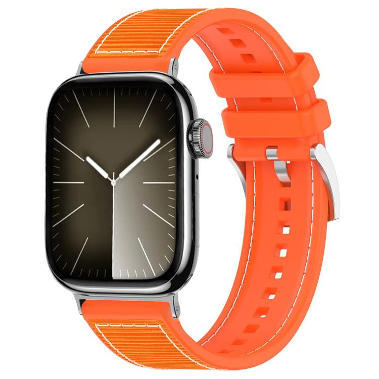 xDfind Hybrid-Uhrenarmband aus Nylongeflecht und Silikon, passend für Apple Watch 42/44/45/46/49 mm (22 mm) und Apple Watch 38/40/41/S10 (42 mm, 20 mm)