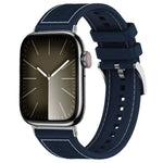 xDfind Hybrid Nylon Braid Silicone Watch Band, For Apple Watch 42 / 44 / 45 / 46 / 49mm 22mm, For Apple Watch 38 / 40 / 41 / S10 42mm 20mm