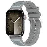 xDfind Hybrid-Uhrenarmband aus Nylongeflecht und Silikon, passend für Apple Watch 42/44/45/46/49 mm (22 mm) und Apple Watch 38/40/41/S10 (42 mm, 20 mm)