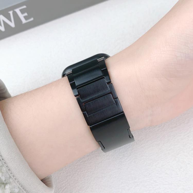 Tri-beads Side-detachable Buckle Stainless Steel Watch Band, For Apple Watch 46mm / 49mm / 45mm / 44mm, For Apple Watch 42mm / 41mm / 40mm / 38mm