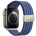 Mecha Armor Magnetic Buckle Nylon Watch Band, For Apple Watch 46mm / 49mm / 45mm / 44mm, For Apple Watch 42mm / 41mm / 40mm / 38mm