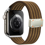 Mecha Armor Magnetic Buckle Nylon Watch Band, For Apple Watch 46mm / 49mm / 45mm / 44mm, For Apple Watch 42mm / 41mm / 40mm / 38mm