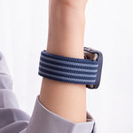 Mecha Armor Magnetic Buckle Nylon Watch Band, For Apple Watch 46mm / 49mm / 45mm / 44mm, For Apple Watch 42mm / 41mm / 40mm / 38mm