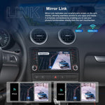 For Audi A3 8P 2003-2012 Android 15 7 inch Smart Central Control Car GPS Navigator Car MP5 Player, Standard+AHD+Microphone, Standard