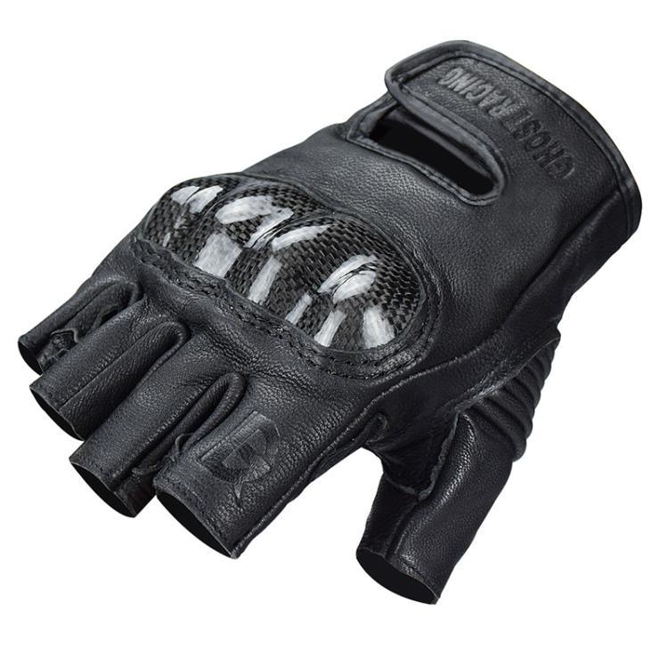 GHOST RACING GR-BZ01 Summer Off-road Riding Protective Breathable Motorcycle Half-finger Gloves, M, L, XL