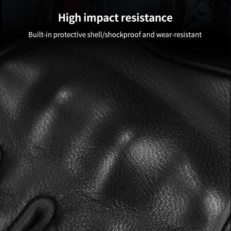 GHOST RACING GR-ST07 Winter Velvet Warm Motorcycle Riding Gloves, M, L, XL, XXL