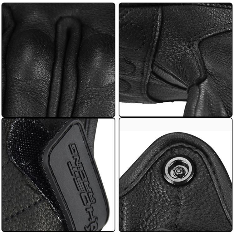 GHOST RACING GR-ST07 Winter Velvet Warm Motorcycle Riding Gloves, M, L, XL, XXL