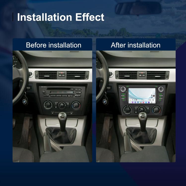 For BMW 3 Series E90 Android 15 7 inch Car CarPlay Car Navigation Reversing Image Integrated Machine, Standard, Standard+AHD+Microphone