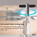 CT-826 T-shaped Square Hole Drum Key Universal Adjustment Wrench Tool for Drum Set, CT-826